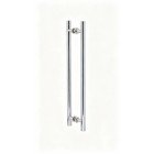 Puxador Inox Duplo Tipo H Tubular 1,20 metro - Construinox